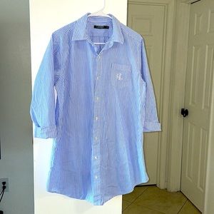 Lauren Ralph Lauren shirt dress size Medium
